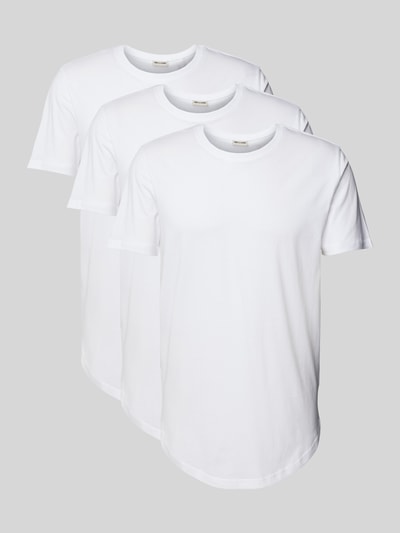 Only & Sons T-shirt met ronde hals, model 'MATT' Wit - 2