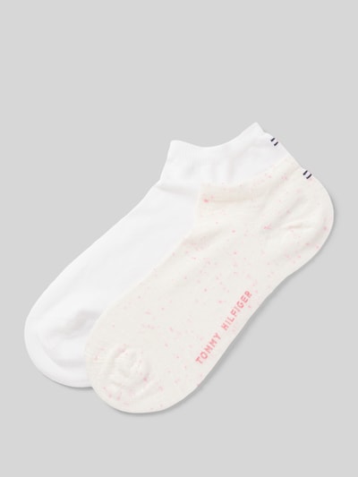 Tommy Hilfiger Sneakersocken aus Viskose-Mix im 2er-Pack Rosa 1