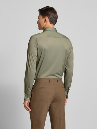 BOSS Slim Fit Businesshemd aus atmungsaktivem Material Gruen 5