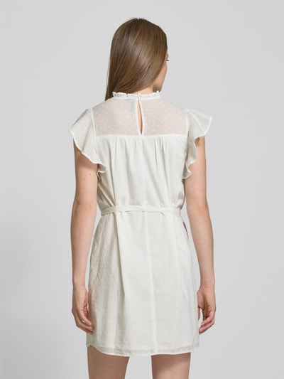 Vero Moda Loose fit vrijetijdsjurk van puur katoen, model 'TRINE' Wit - 5