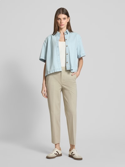 Drykorn Regular fit pantalon met persplooien Beige - 1