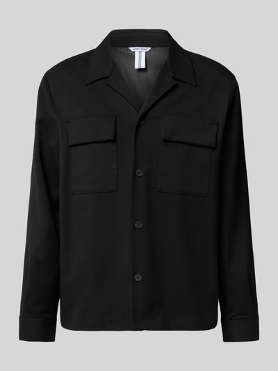 Antony Morato Regular fit overhemdjack met reverskraag Zwart - 2