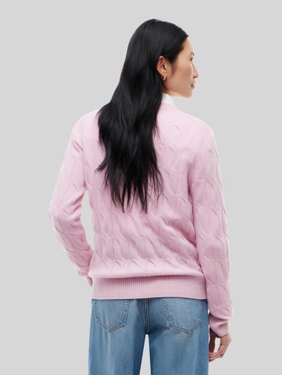 Tommy Hilfiger Regular Fit Pullover aus reiner Wolle  Hellrosa 5