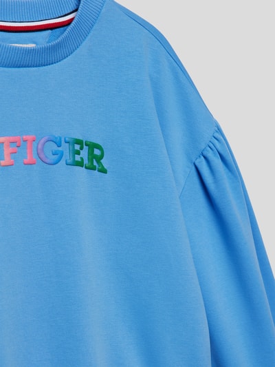 Tommy Hilfiger Teens Sweatshirt met ballonmouwen Bleu - 2