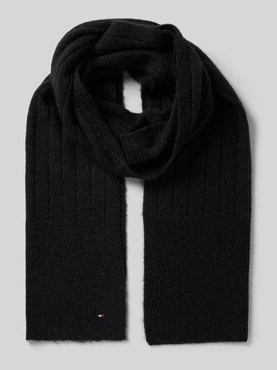 Tommy Hilfiger Sjaal met wolgehalte Zwart - 1