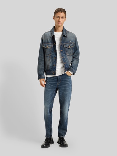 HUGO Regular Fit Strickpullover mit 3D-Strukturmuster Modell 'SYER' Offwhite 1