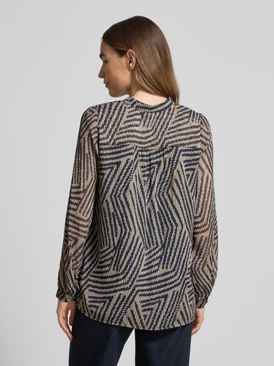 More & More Blouseshirt met V-hals Rietgroen - 5