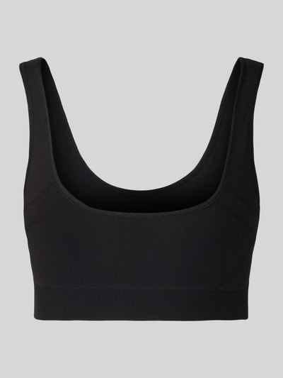 Schiesser Bustier in unifarbenem Design Black 3