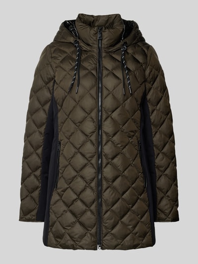 Fuchs Schmitt Regular Fit Steppjacke mit gefüttertem Stehkragen Oliv 2