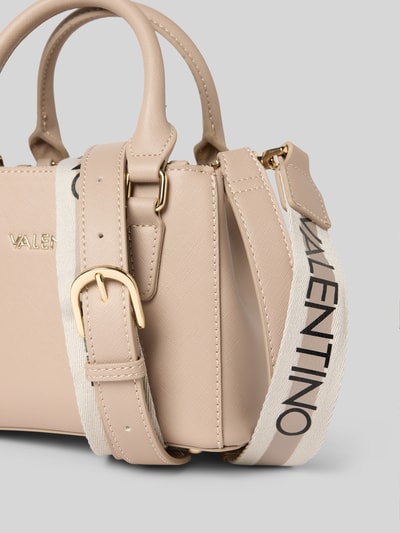 VALENTINO BAGS Torebka z aplikacją z logo model ‘ZERO RE’ Beżowy 2