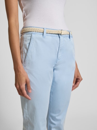 s.Oliver RED LABEL Regular Fit Chino aus Baumwoll-Mix Hellblau 3