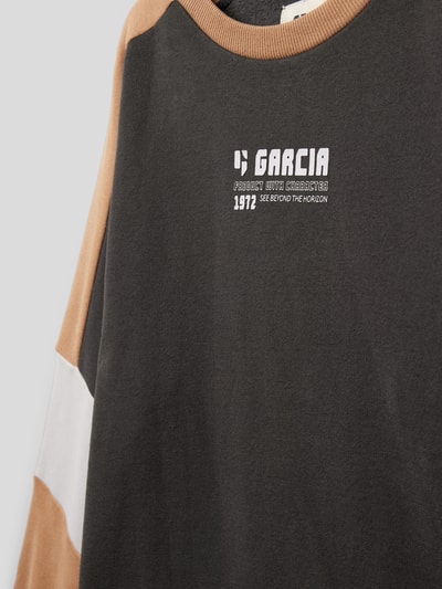 Garcia Sweatshirt im Colour-Blocking-Design Graphit 2