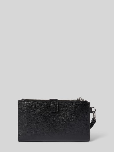 MICHAEL Michael Kors Lederportemonnaie mit Label-Applikation Modell 'JET SET' Black 2