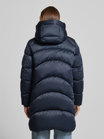 Blauer Usa Steppmantel mit Kapuze Modell 'OPERA' Dunkelblau 5