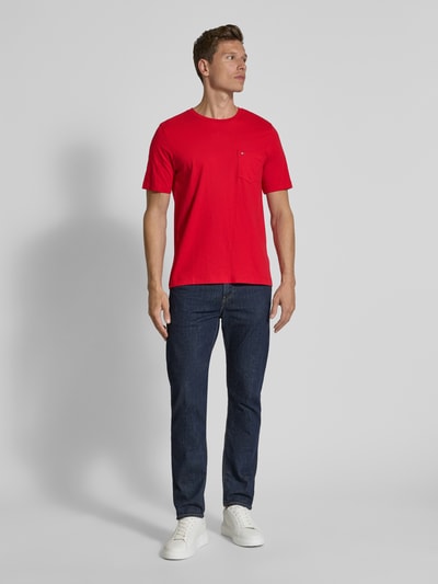 Tommy Hilfiger Regular Fit T-Shirt aus reiner Baumwolle Rot 1