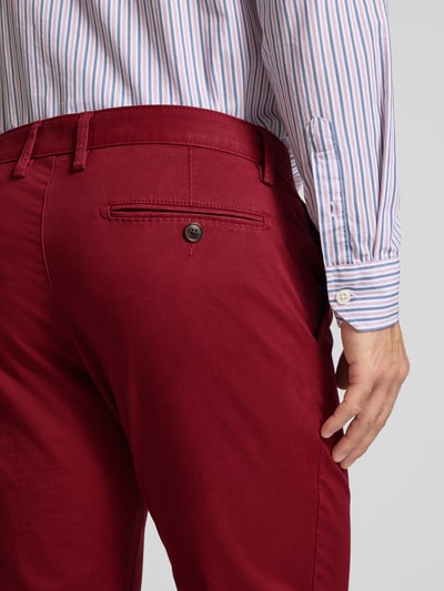 Christian Berg Men Chino mit Gesäßtaschen Kirsche 3