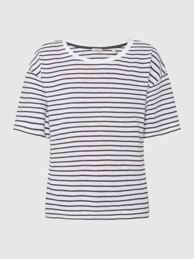 Esprit T-Shirt mit Streifenmuster  Anthrazit 2