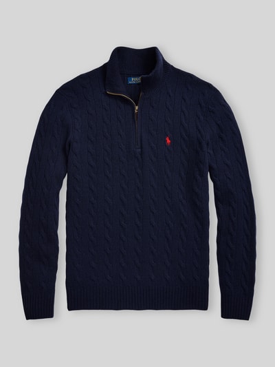 Polo Ralph Lauren Regular Fit Troyer aus Woll-Kaschmir-Mix Marine 2