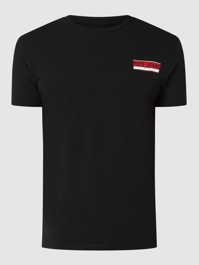 Pepe Jeans T-Shirt mit Rundhalsausschnitt Modell 'JOSSY' Black 2