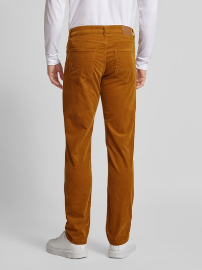 Christian Berg Men Corduroy broek met 5-pocketmodel Donkergeel - 5