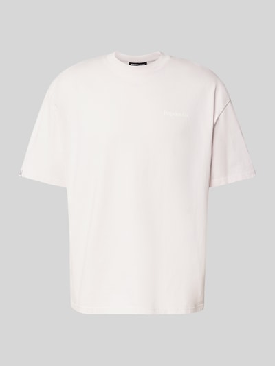 Pegador Oversized T-shirt met labelprint, model 'Sequia' Lichtroze - 2