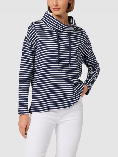 Tom Tailor Sweatshirt mit Streifenmuster Marine 4