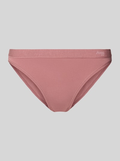 Sloggi Slip met logoprint, model 'Lenzing's Tencel™' Mauve - 1