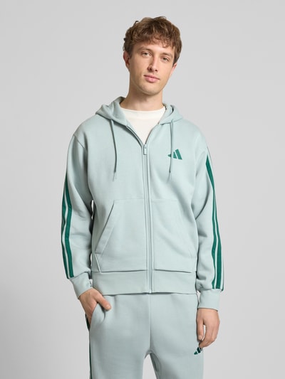 adidas Sportswear Regular Fit Sweatjacke mit Viskose-Anteil Mint 4