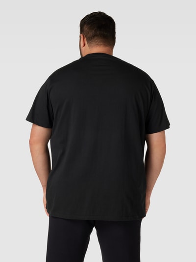 Polo Ralph Lauren Big & Tall Plus Size T-Shirt mit Label-Stitching Modell 'SS JRSY CN' Black 5