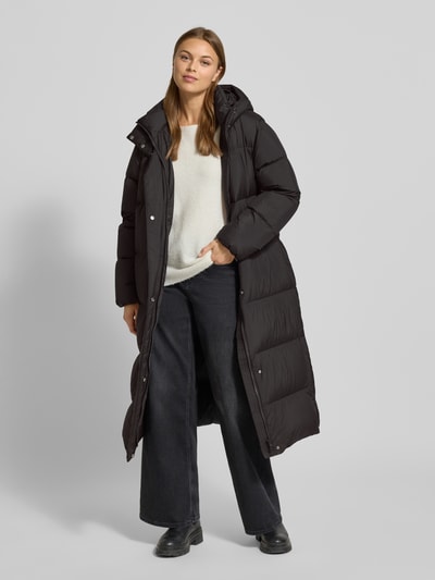 Tommy Hilfiger Regular Fit Daunenmantel mit Kapuze BLACK 1