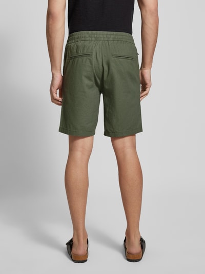 Matinique Regular Fit Bermudas aus Leinen-Baumwoll-Mix Modell 'barton' Mittelbraun 5