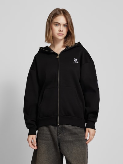 Review Sweatjacke mit Logo-Stitching Black 4