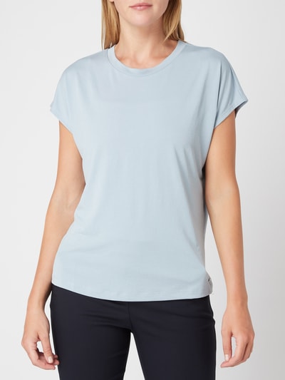 Jake*s Collection T-shirt met logo-applicatie Bleu - 4