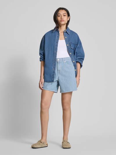 Levi's® High Baggy Fit Jeansshorts im 5-Pocket-Design Modell 'MISCHA' Jeansblau 1