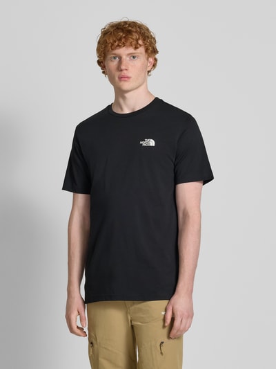 The North Face T-shirt z nadrukiem z logo Czarny 4