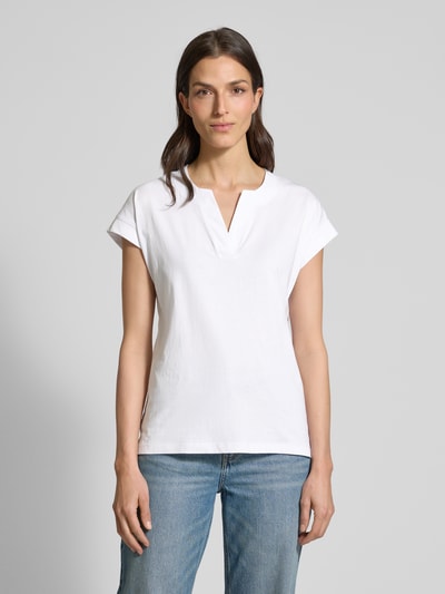 Soyaconcept T-shirt met V-hals, model 'DERBY' Wit - 4