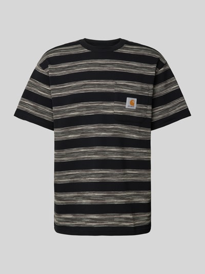 Carhartt Work In Progress T-Shirt mit Brusttasche Black 2