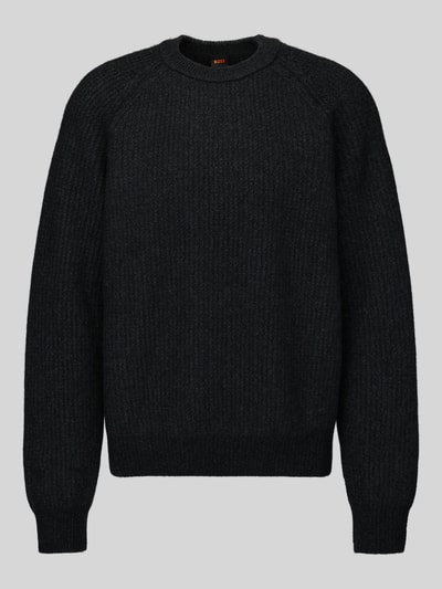 BOSS Orange Regular fit pullover van wolmix model 'Kepler' Zwart - 2