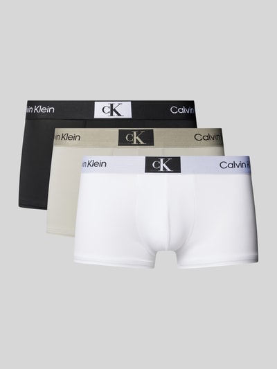 Calvin Klein Underwear Bokserki z elastycznym paskiem z logo w zestawie 3 szt. Średnioszary 1