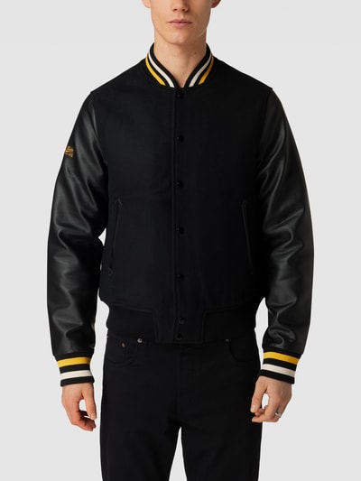 Superdry College-Jacke mit Label-Details Modell 'VINTAGE' Schwarz 4