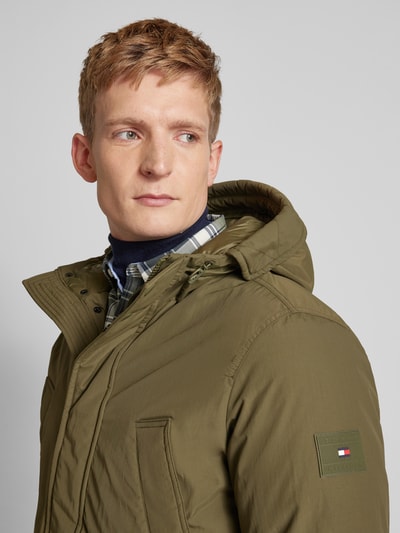 Tommy Hilfiger Parka met capuchon, model 'ROCKIE' Olijfgroen - 3