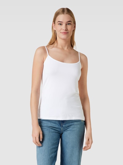 Christian Berg Woman Top mit Square-Neck-Ausschnitt Weiss 4