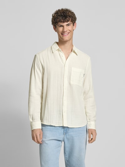 REVIEW Koszula casualowa z muślinu Écru 4