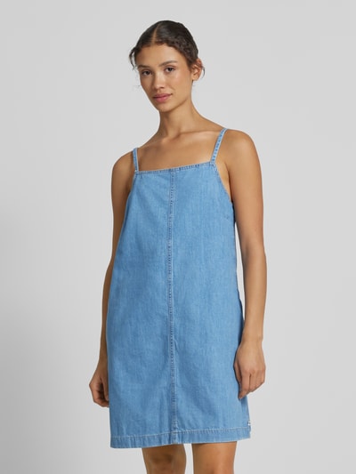 Tom Tailor Denim Mini-Jeanskleid aus reiner Baumwolle Hellblau 4