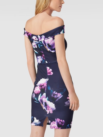 Lipsy Cocktailkleid mit Gehschlitz Marine 5