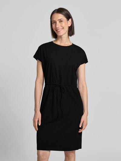 B.Young Knielanges Kleid mit Tunnelzug Modell 'PANDINNA' Black 4