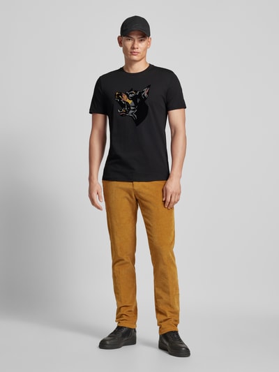 Antony Morato Regular Fit T-Shirt mit Rundhalsausschnitt Black 1