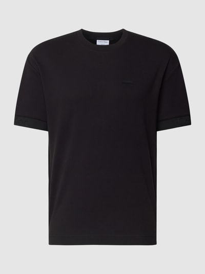 CK Calvin Klein T-Shirt mit Label-Details Black 2