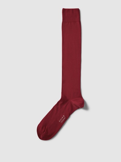 Falke Kniekousen met scheerwol, model 'ClimaWool' Rood - 1