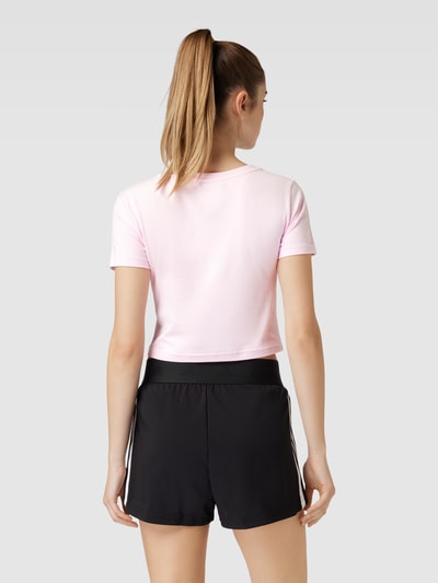 ADIDAS SPORTSWEAR Cropped T-Shirt mit Label-Streifen Modell 'BABY' Hellrosa 5